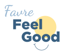 Logo FAVRE Feel Good avec un soleil et un sourire